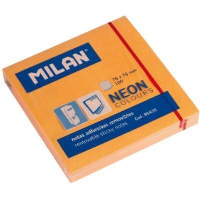 STICK NOTES 100FG 76x76 NEON ARANCIO