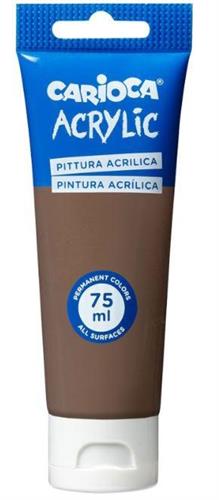 TUBO TEMPERA ACRILICA 75ML MARRONE ACRYLIC