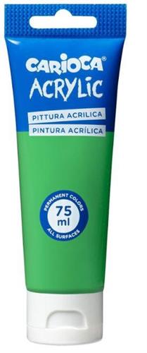 TUBO TEMPERA ACRILICA 75ML VERDE BRILLANTE ACRYLIC