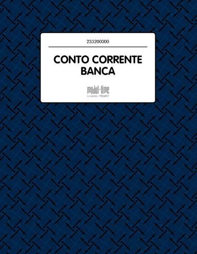 CONTO CORRENTE BANCA 17X12 233200000