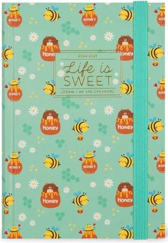 DIARIO 16 MESI GIORN. MEDIUM 12x18 LIFE IS SWEET 2024/25