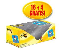 PROMO 16+4 OMAGGIO POST IT 654 GIALLO