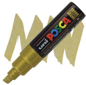 MARKER UNIPOSCA LARGE SCALPELLO ORO PC-8K