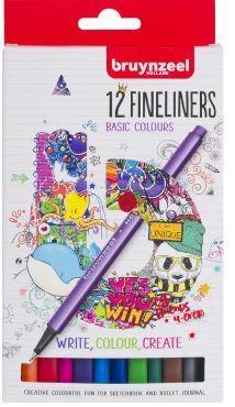 KIT 12 FINELINER BRUYNZEEL ASSORTITI