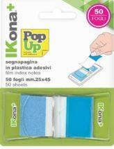 SEGNAPAGINA+DISPENSER BLU 50pz 25x45mm