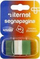 SEGNAPAGINA+DISPENSER VERDE 50pz 25x43mm