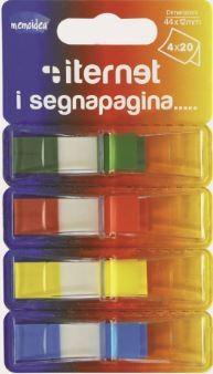 SEGNAPAGINA 4 COLORI+DISPENSER 80pz (20x4)