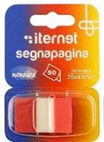 SEGNAPAGINA+DISPENSER ROSSO 50pz 25x43mm