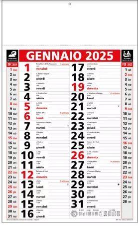 CALENDARIO OLANDESE 29x47 2025