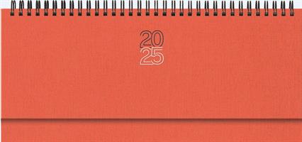 AGENDA SETTIMANALE SPIRALE 10,5x30 CARIBE ARANCIO 2025