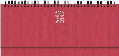 AGENDA SETTIMANALE SPIRALE 10,5x30 VERTIGO ROSSO 2025