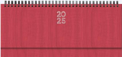 AGENDA SETTIMANALE SPIRALE 10,5x30 VERTIGO ROSSO 2025