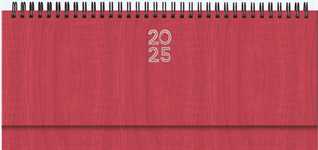 AGENDA SETTIMANALE SPIRALE 10,5x30 VERTIGO ROSSO 2025