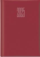 AGENDA SETTIMANALE 17x24 GOMMATO ROSSO 2025