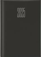 AGENDA SETTIMANALE 17x24 GOMMATO NERO 2025