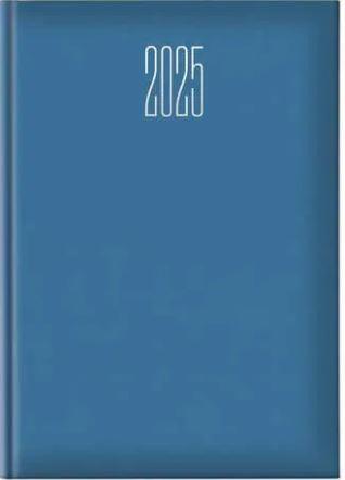 AGENDA SETTIMANALE 17x24 GOMMATO AZZURRO 2025