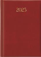 AGENDA SETTIMANALE 17x24 MADRID ROSSO INGLESE 2025