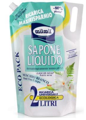 RICARICA SAPONE LIQUIDO 2 LT MUSCHIO BIANCO