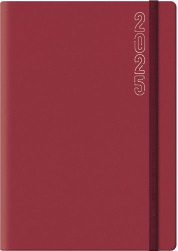 AGENDA SETTIMANALE 17x24 DYNAMIC+ELASTICO ROSSA 2025