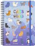 AGENDA SETTIMANALE LARGE SPIRALE 12 MESI CATS RULE 15x21 2025