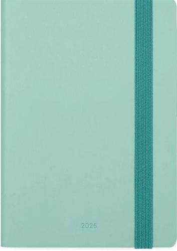 AGENDA GIORNALIERA SMALL 12 MESI 9,5x13,5 VERDE CHIARO 2025