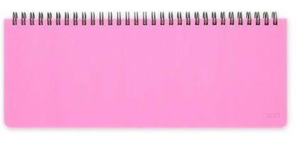 PLANNING SETTIMANALE TAVOLO SPIRALE 29x15 ROSA 2025