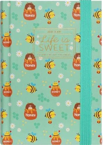 AGENDA GIORNALIERA SMALL 12 MESI LIFE IS SWEET 9,5x13,5 2025