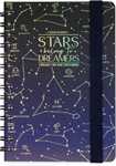 AGENDA GIORNALIERA SMALL SPIRALE 12 MESI STARS 9,5x13,5 2025