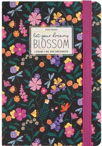 AGENDA SETTIMANALE MEDIUM 12 MESI BLOSSOM 12x18 2025