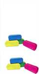 ASTUCCIO SILICONE+ZIP ASSORT.PP-18BL