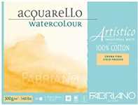 ALBUM ARTISTICO 23x30,5 300GR 100% COTONE GRANA FINA WATERCOLOUR