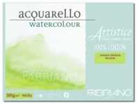 ALBUM ARTISTICO 23x30,5 300GR 100% COTONE GRANA GROSSA WATERCOLO