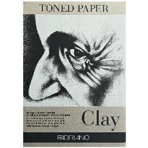 BLOCCO TONED PAPER CLAY A4 50FG 120GR