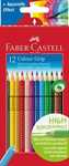 12 PASTELLI COLOUR GRIP CARTONE