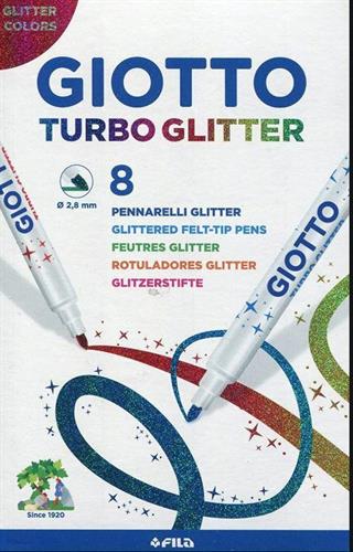 8 PENNARELLI GIOTTO GLITTER TURBO