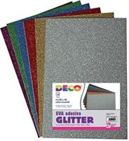 10FG GOMMA EVA/CREPP GLITTER 20x30 ASSORTITI