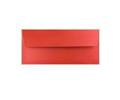 BUSTA LUCE 11X22 ROSSO SCARLATTO