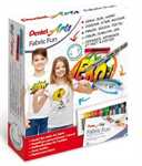 KIT FABRIC FUN:T-SHIRT+15 PASTELLI+ROLLER