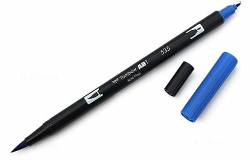 PENNARELLO DUAL BRUSH 535 BLU