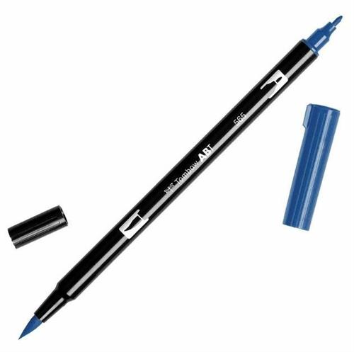 PENNARELLO DUAL BRUSH 565 BLU SCUR.