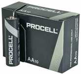 10 BATTERIE STILO PROCELL AA ALKALINE