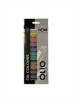 KIT 12 TUBETTI COLORI OLIO DOM 12ML